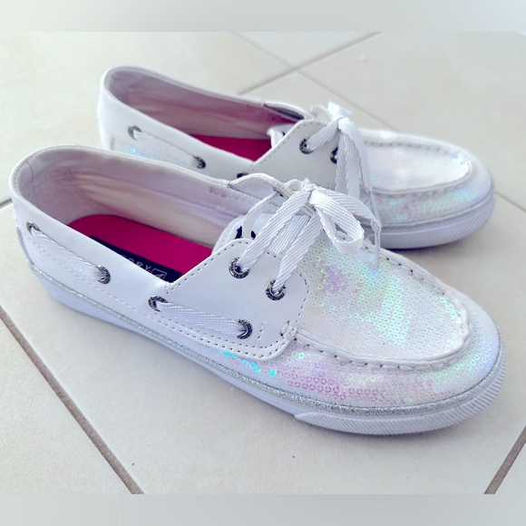 Sperry Women’s Top-sider White Bahama Shoes, Size US 4.5M - Picture 1 of 7